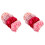 8 Pcs Miss Double Layer Shower Cap 8