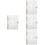 4Pcs Transparent Decorative Binder Covers for School and Office 5