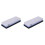 2Pcs White Corundum Double-Sided Sharpening Stone for Home Kitchen 2