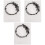 3Pcs Multi Color DIY Stencil Plastic Embossing Templates for Paper Art 10