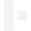 40Pcs Creative Transparent Loose Leaf Binders Five-Hole File Clips 7