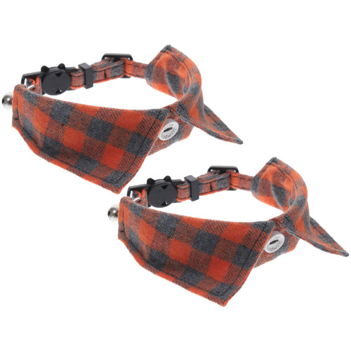 8Pcs Decorative Adjustable Kitten Collar with Bell Multi-Color Comfort 2