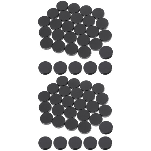 60 Pcs Chess Pieces Plastic Round Game Pieces Replacement 2