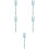 5pcs Silicone Cooking Fork Silica Gel Mixing Spoon Spaghetti 7