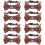 8Pcs Decorative Adjustable Kitten Collar with Bell Multi-Color Comfort 6