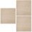 3Pcs Golden Barbecue Protective Mat Fireproof Camping Insulation Pad 6