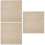 3Pcs Golden Barbecue Protective Mat Fireproof Camping Insulation Pad 7