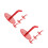 8Pcs Fire Extinguisher Wall Mounts Iron Holder Space-Saving Design 8
