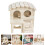 3Pcs Beige Wooden Hamster Hideout for Cage with Comfortable Space 4