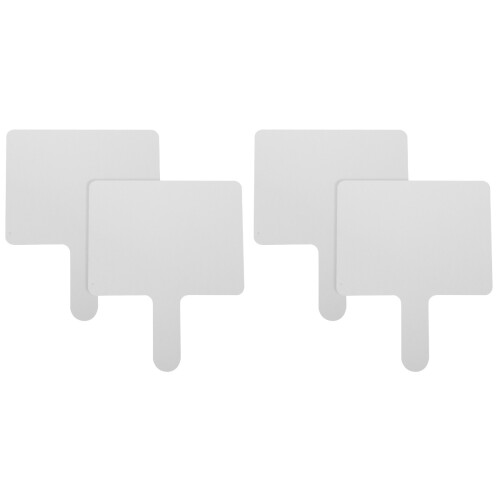 4Pcs Lightweight Portable School White Boards with Comfortable Handles 1
