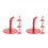 8Pcs Fire Extinguisher Wall Mounts Iron Holder Space-Saving Design 3