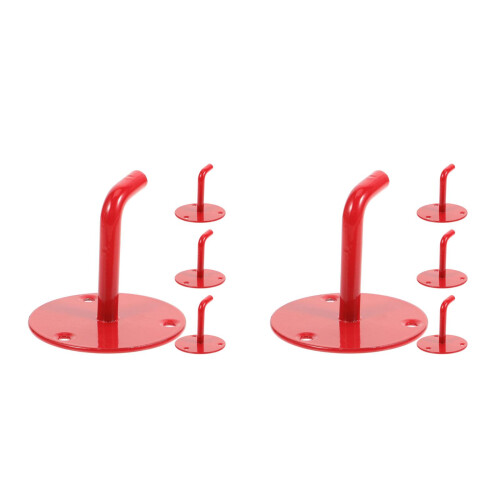 8Pcs Fire Extinguisher Wall Mounts Iron Holder Space-Saving Design 2
