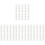 40Pcs Creative Transparent Loose Leaf Binders Five-Hole File Clips 2