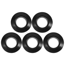 10St Compacte Drip Rings Zwart PVC Voor En Peddels