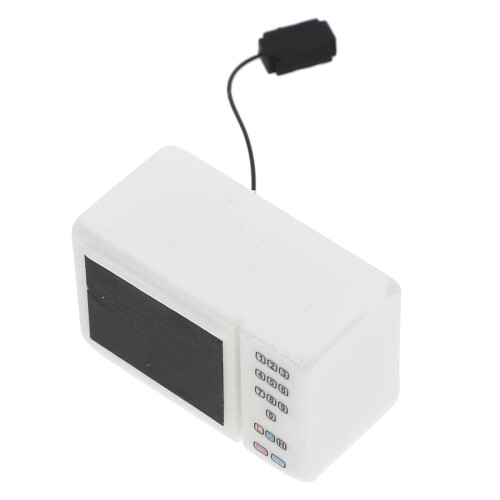 5St Compacte Mini Magnetron Wit Miniatuur Decor 2