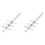 8Pcs Manual Rubber Stopper Perforator Silver Punch Tool for Lab Use 8