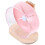 3Sets Decorative Pink Hamster Wheel Silent Ergonomic Exercise Cage Toy 2