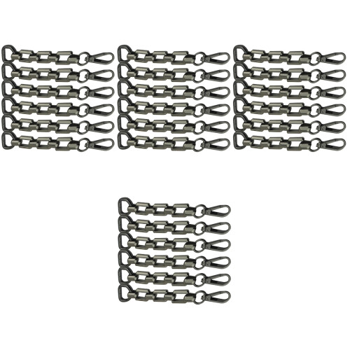 24Pcs Black Bag Strap Chains Convenient Shoulder Bag Extenders 2
