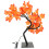 5Pcs USB Powered LED Tree Lamp Orange Maple Leaves Tabletop Light 1