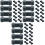 60Pcs Simulation Plastic Train Track Buckle DIY Kids Railway Model 4