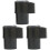3 Pcs Saxophone Protective Plug Abs Plastic Saxophone Accessory For B Flat And E Flat 2