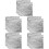 1000Pcs Multi-Use Silver Candy Wrappers Foil Paper for Chocolates 6