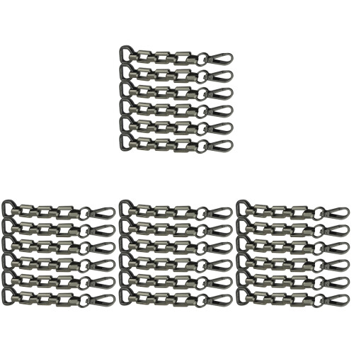 24Pcs Black Bag Strap Chains Convenient Shoulder Bag Extenders 1