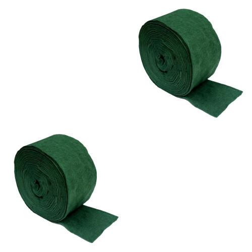 2Pcs Green Tree Trunk Wrap Non-Woven Material for Moisturizing Warmth 2