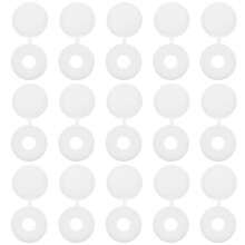 600Pcs White Screw Protective Plastic Caps for Screw Rust Protection