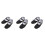 3Pairs Elastic Band Black Dance Shoes Durable Ballet and Modern Dance 4
