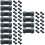 60Pcs Simulation Plastic Train Track Buckle DIY Kids Railway Model 8