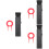 3Pcs Keyboard Cleaning Brush Black Plastic with Keycap Puller for Pc 6