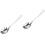 2 Pcs Noodle Spoon Pasta With Teeth Fork Elegant Spaghetti Server 8