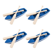 8Sets Blue Miniature Ornament Kits DIY Materials for Garden Decoration