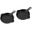 2Pcs High Temperature Resistant Ceramic Baking Pans Black with Handles 6