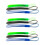 3Pcs Transparent Plastic Shoe Horns Assorted Colors Practical Shoe Aid 8