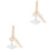 2Pcs Beige PVC Ankle Joint Model Plastic Human Foot Skeleton 3
