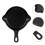2Pcs High Temperature Resistant Ceramic Baking Pans Black with Handles 11
