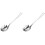 2 Pcs Noodle Spoon Pasta With Teeth Fork Elegant Spaghetti Server 6