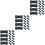60Pcs Simulation Plastic Train Track Buckle DIY Kids Railway Model 6