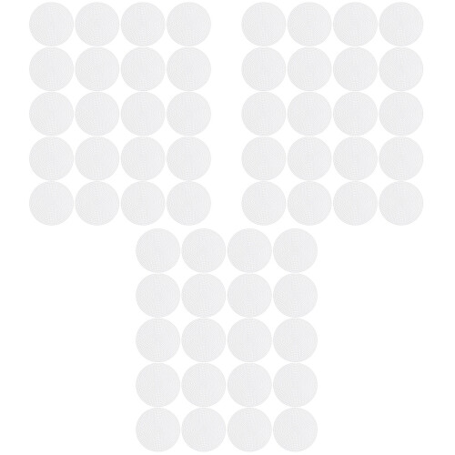 60Pcs White Cross Stitch DIY Plastic Mesh Sheet Durable for Craft Use 2