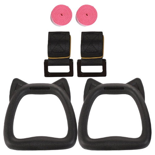 4Sets Home Fitness Rings Adjustable Pull-Up Gymnastics Training Set 2
