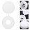 600Pcs White Screw Protective Plastic Caps for Screw Rust Protection 11