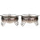 2Pcs Portable Iron Base Wind Proof for Picnic Stove Use 2