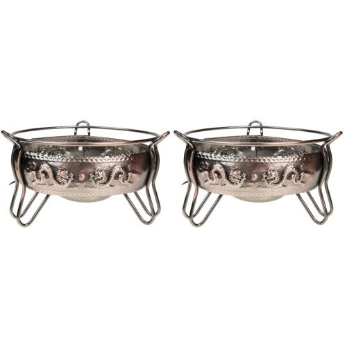 2Pcs Portable Iron Base Wind Proof for Picnic Stove Use 1