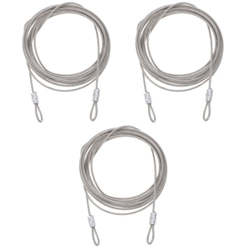 9 Pcs Stainless Steel Cable Triangle Wire Mesh Pvc 2