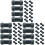 60Pcs Simulation Plastic Train Track Buckle DIY Kids Railway Model 3