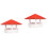 2Pcs Practical Chimney Cover Rainproof Plastic Rain Hat Funnel Cap 4