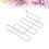 3Pcs Anti-Rust Silver Wine Glass Holder Under Cabinet Stemware Rack 10