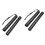 2Pcs Adjustable Strap Poster Holder Tube Black ABS 5